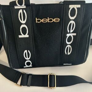 Bebe Black Shoulder Bag